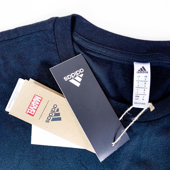 Adidas Marvel Black Panther Dame T-shirt Size S - Picture 6 of 6